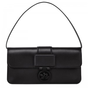 Black Women's Longchamp Box-Trot M Shoulder bag Shoulder Bags | WLCPU-0951