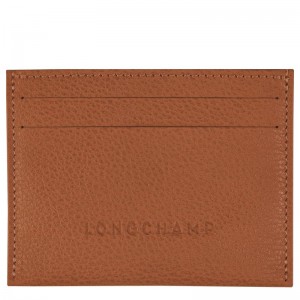 Caramel Brown Women's Longchamp Le Foulonné Cardholders | XSACY-8450
