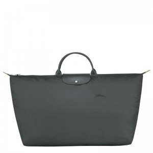 Graphite Grey Men's Longchamp Le Pliage Green M Travel Bags | ASMWY-7693