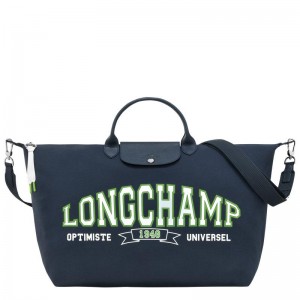 Navy Women's Longchamp Le Pliage Collection Travel Bags | VREXB-9540