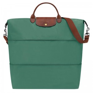 Sage Green Men's Longchamp Le Pliage Original expandable Travel Bags | CKMPX-7586